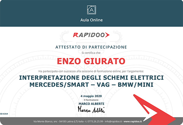 Attestato Schemi Elettrici